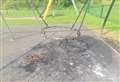 Frustration after playground swings ‘deliberately’ torched by vandals