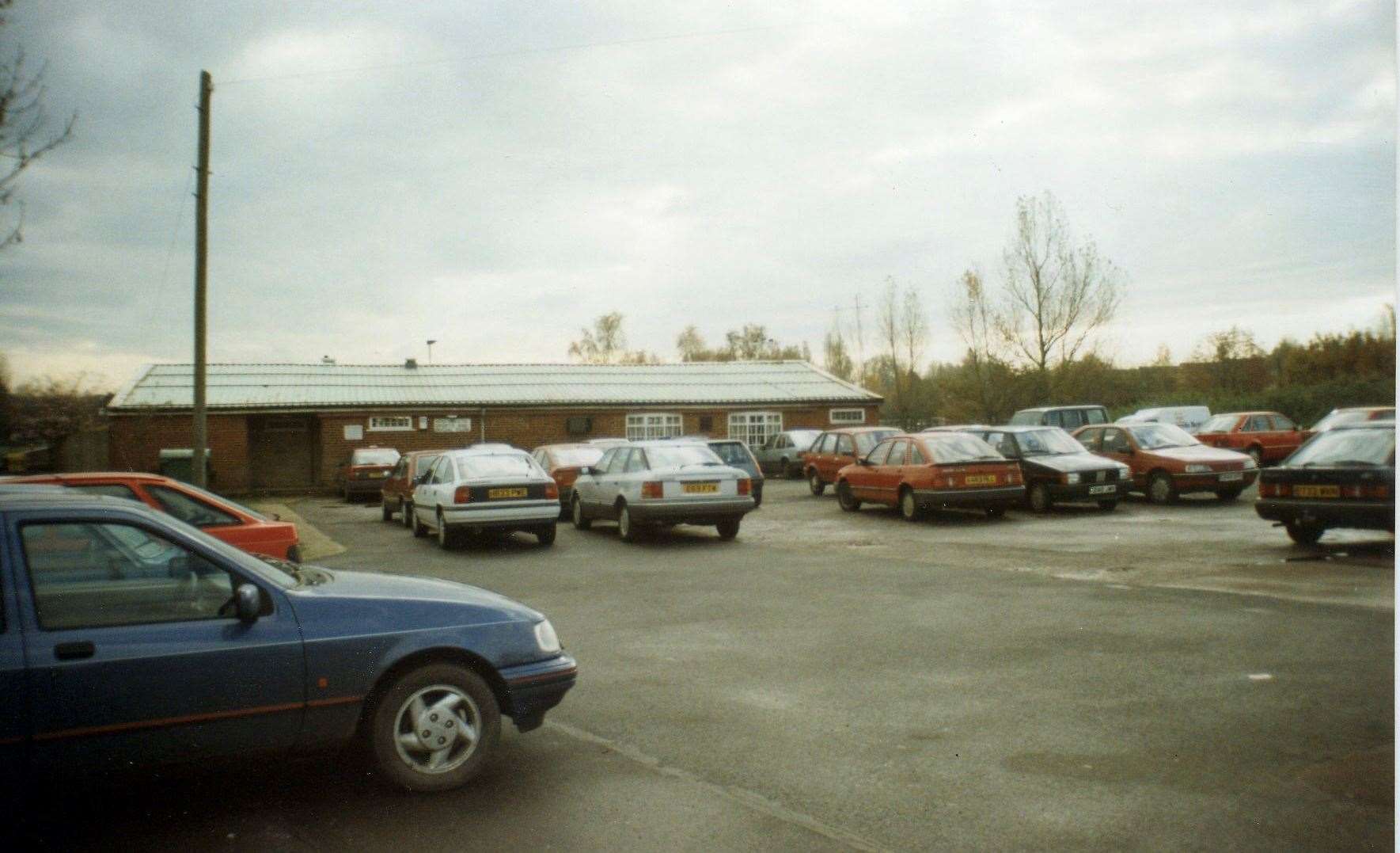 The Houchin Sports and Social Club pictured in 1990 before it was gutted by fire in 1999. Picture: Steve Salter