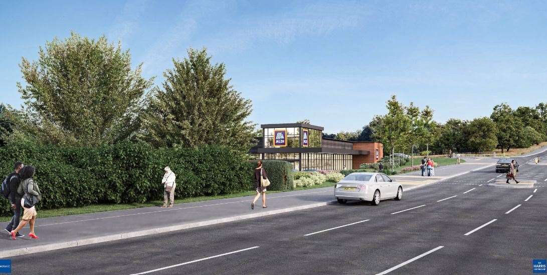 The new Aldi store will create up to 50 new jobs. Picture: The Harris Partnership