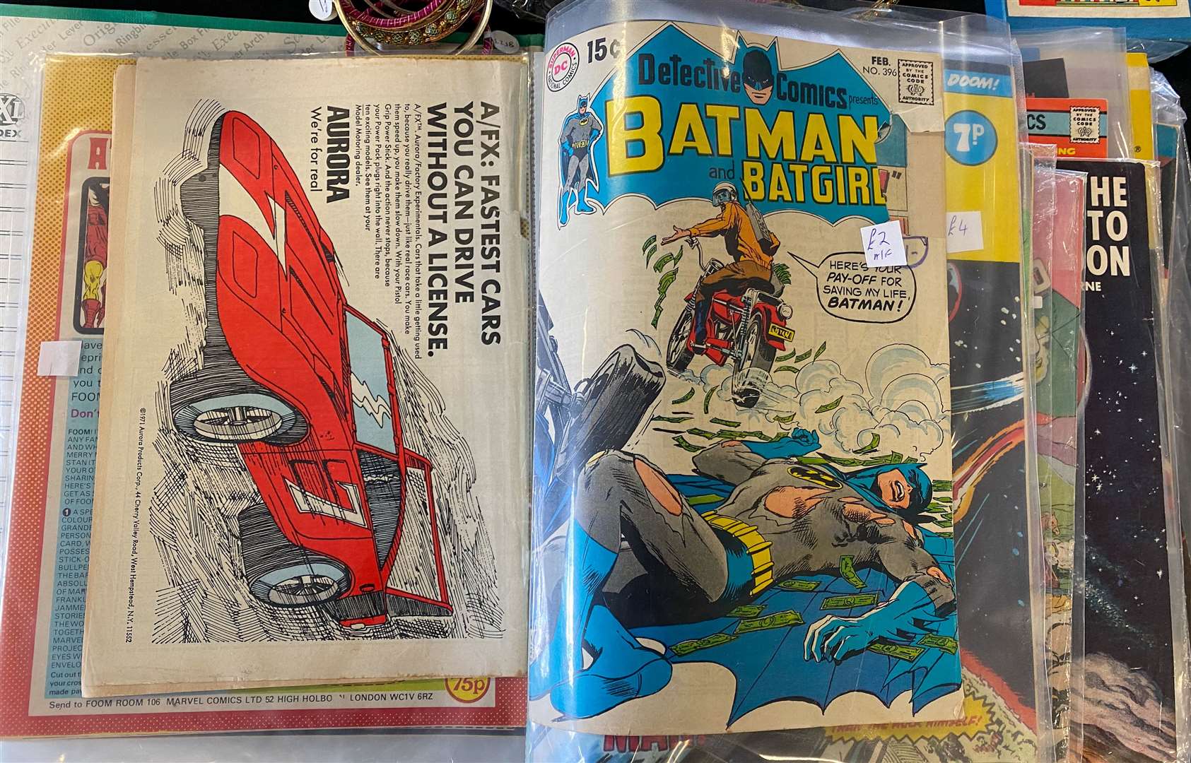 You couldn’t get these comic books for their original price now - this Batman and Batgirl edition went for 15 cents back in the day