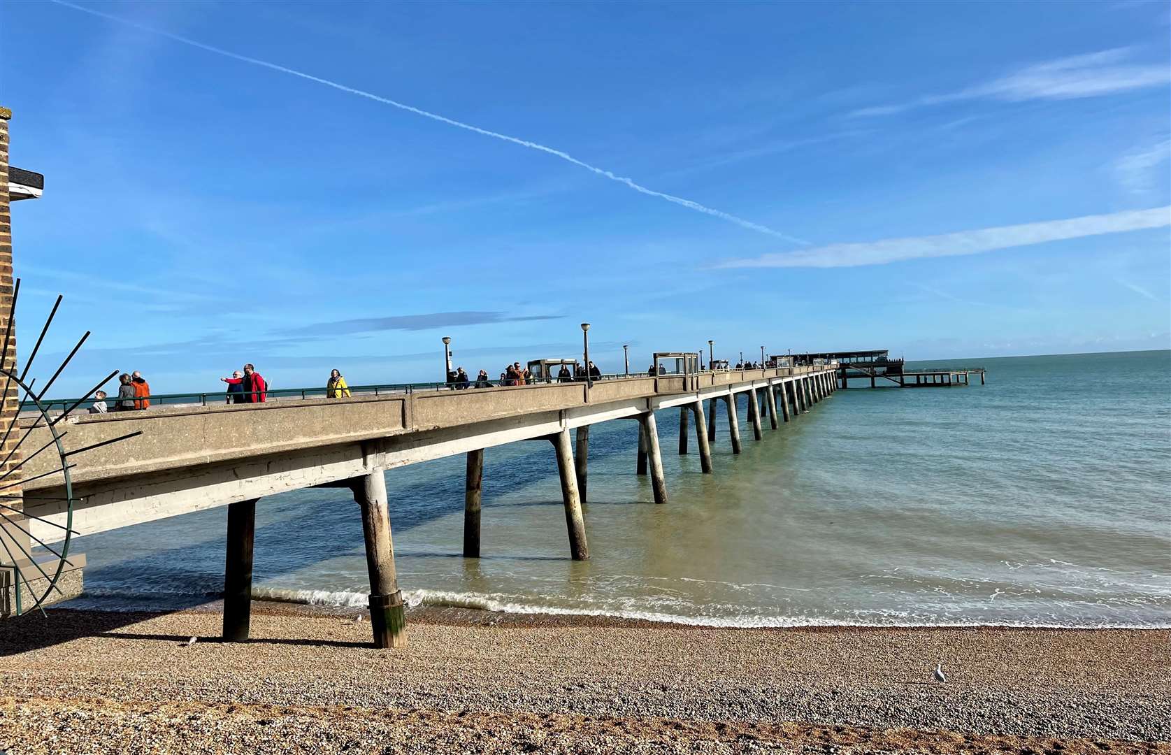 The route from Kingsdown to Deal will give you great views of Deal Castle and the seaside pier