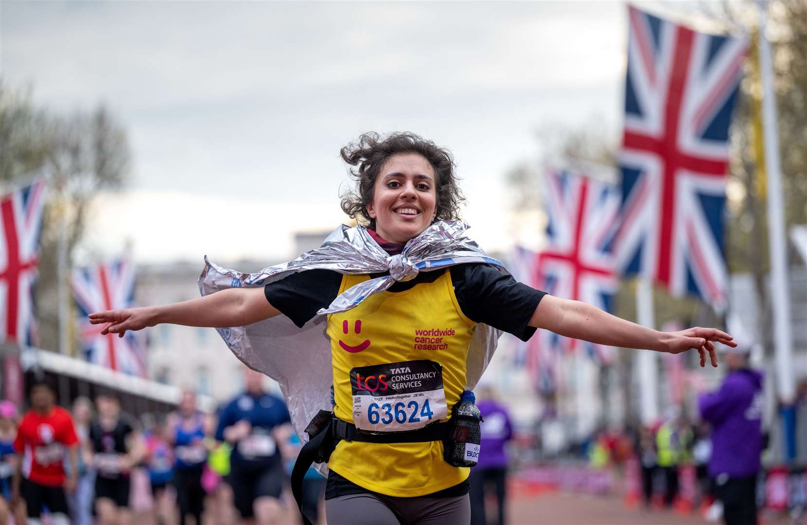 The ballot for next year’s race opens the day before the 2024 marathon. Image credit: TCS London Marathon.