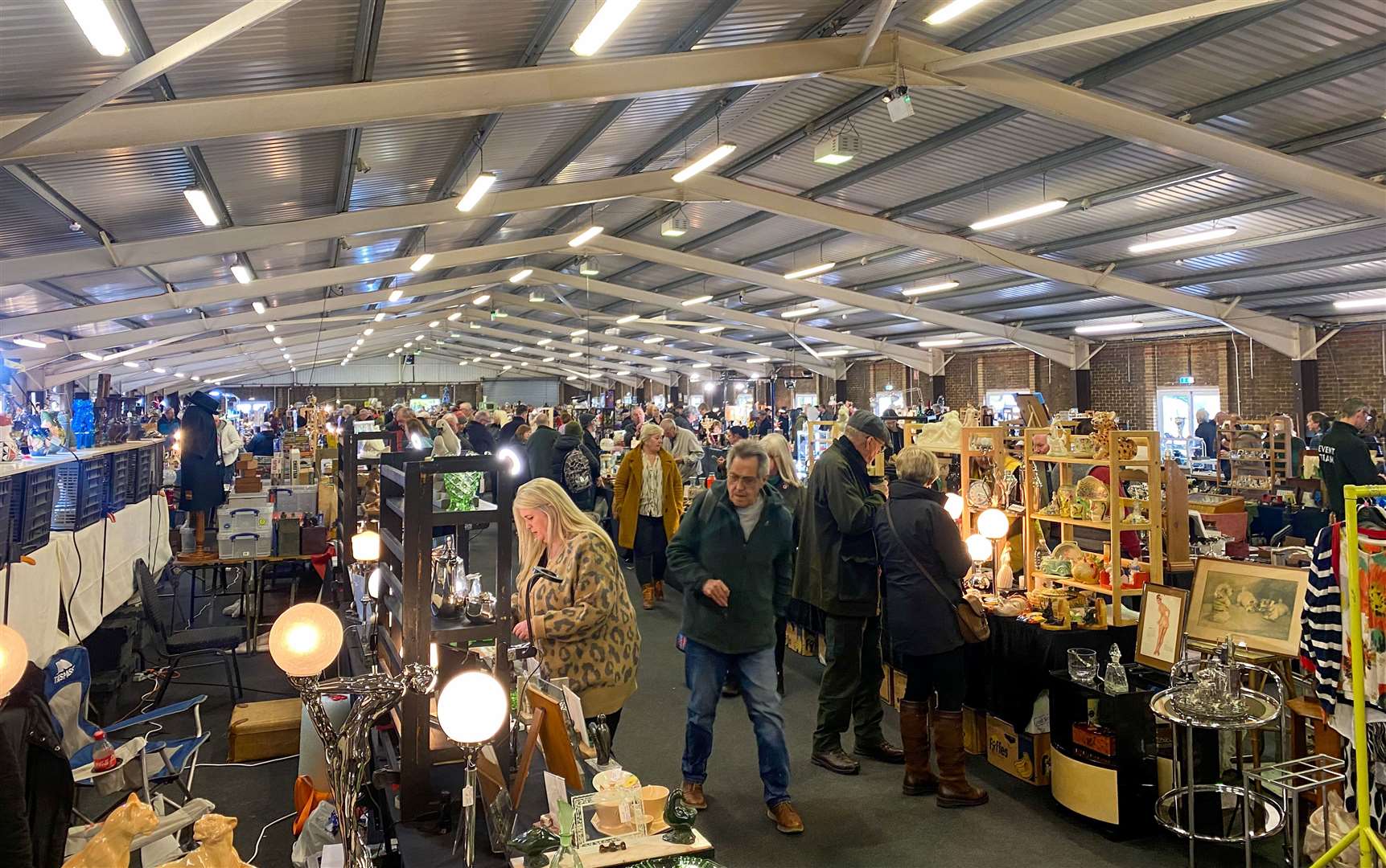 There were two huge indoor halls and lots of outdoor space filled with hundreds of sellers